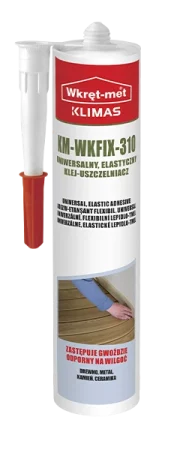KM-WKFIX-310 - Uniwersalny, trwale elastyczny klej-uszczelniacz
